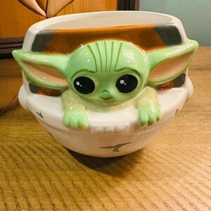 Star Wars The Mandalorian Baby Yoda  Grogu In Pod Mug Ceramic 3D